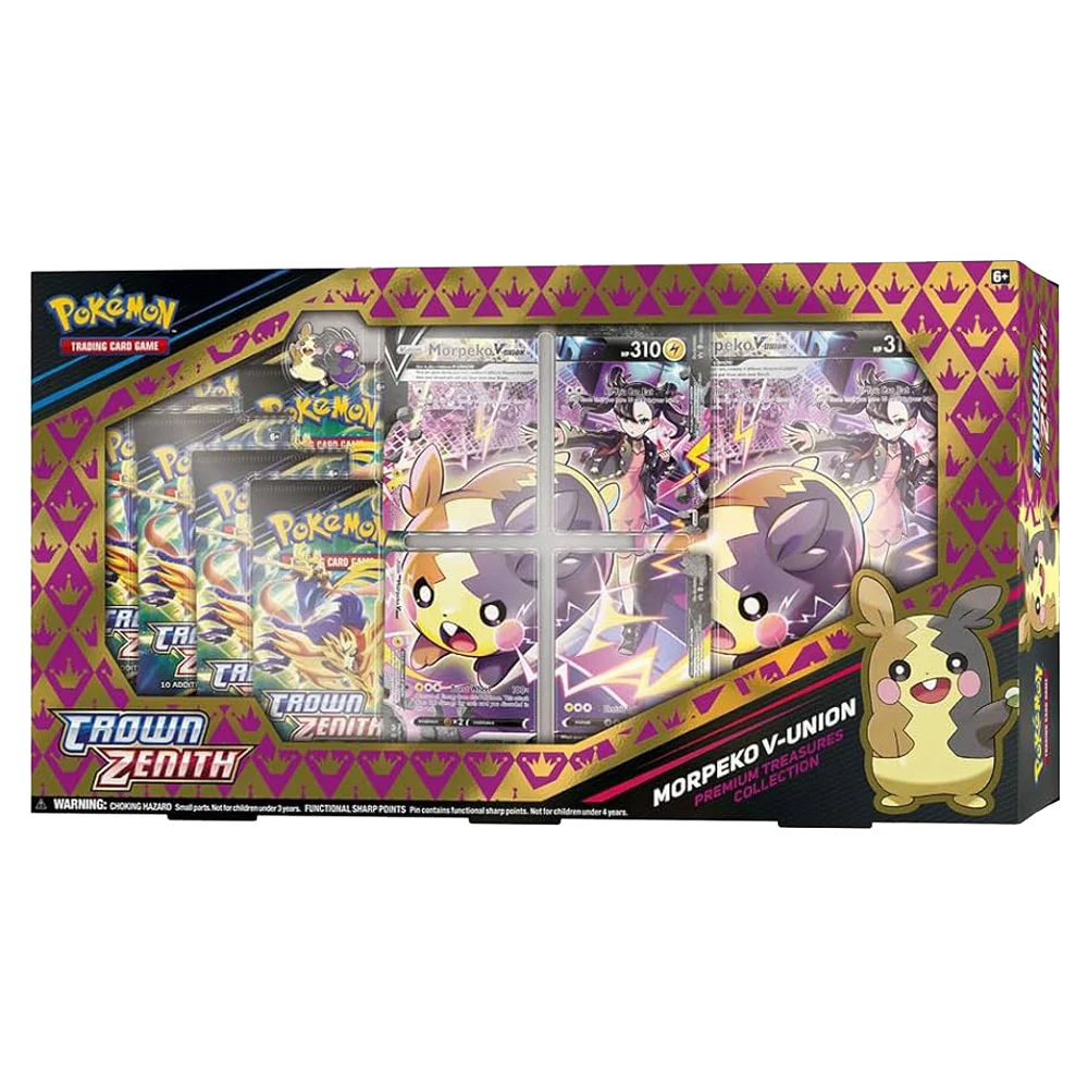 Pokemon Crown Zenith Premium Treasures Collection Morpeko V UNION