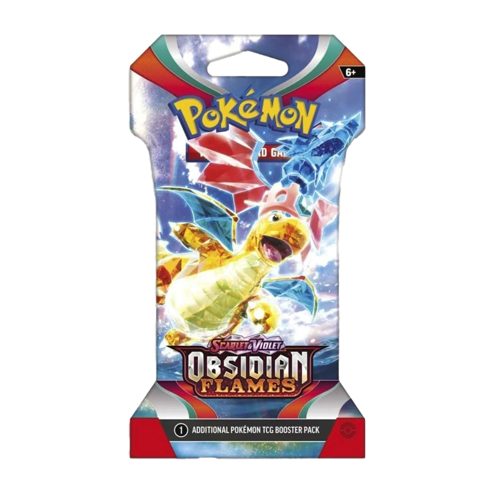 Pokemon Scarlet and Violet 3 Obsidian Flames Sleeved Booster Pack