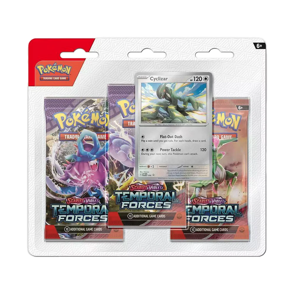 Pokemon Scarlet and Violet 5 Temporal Forces 3 Pack Blister