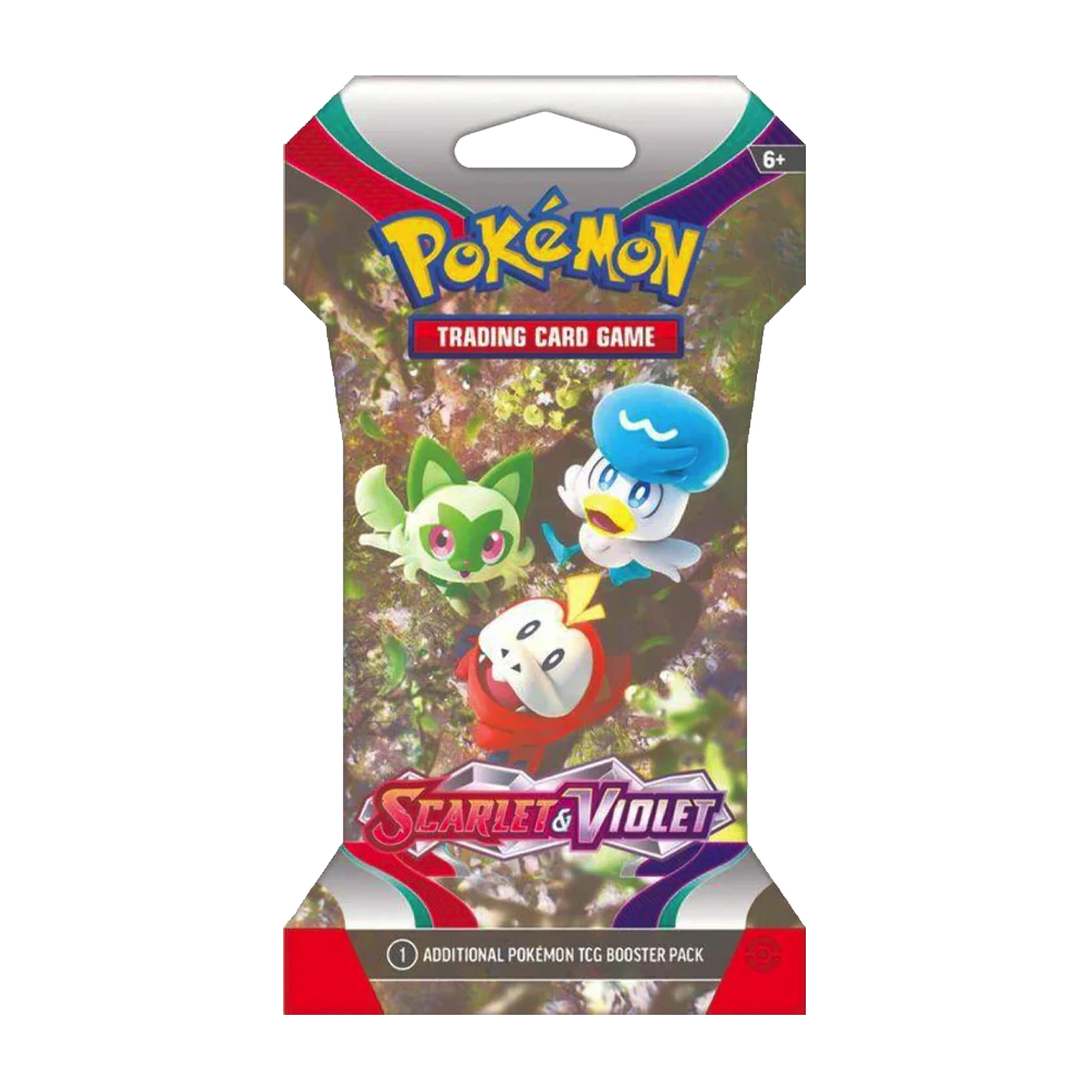 Pokemon Scarlet and Violet Sleeved Booster