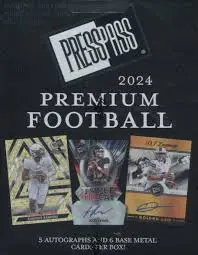 2024 Leaf Press Pass Premium Football Hobby Box