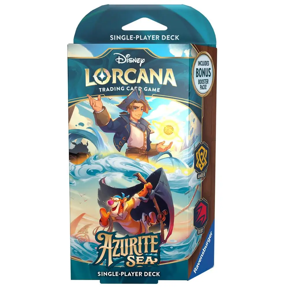 Lorcana Azurite Sea Amber Ruby Starter Deck