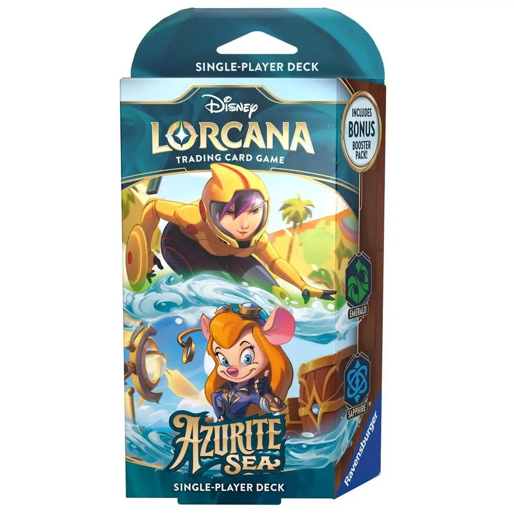 Lorcana Azurite Sea Emerald Sapphire Starter Deck