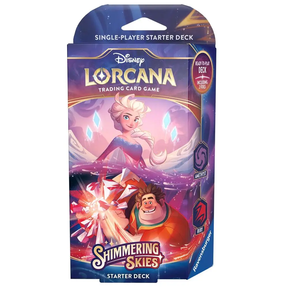 Lorcana Shimmering Skies Starter Deck Amethyst Ruby