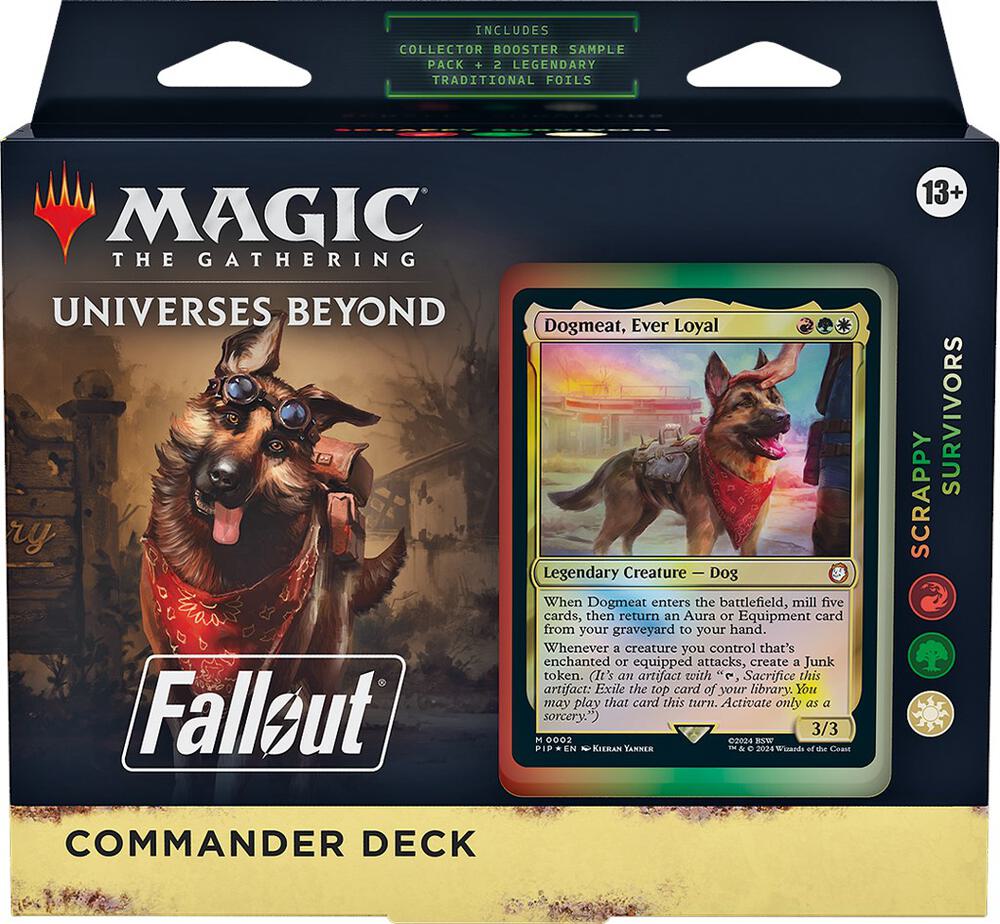 Magic The Gathering Scrappy Survivors Fallout Commander Deck