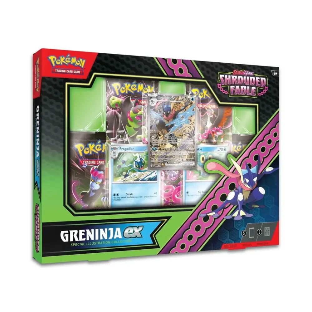 Pokemon Scarlet Violet Shrouded Fable Greninja Special Illustration Collection