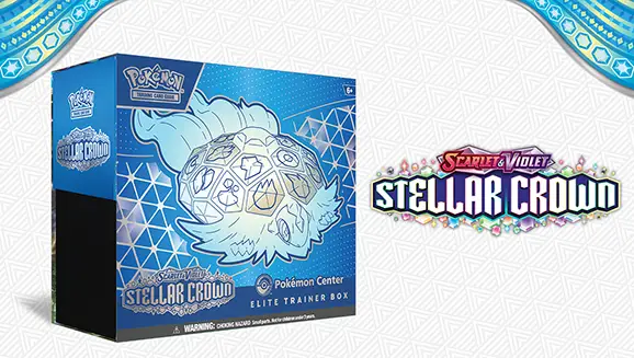 Pokemon Scarlet Violet Stellar Crown Elite Trainer Box