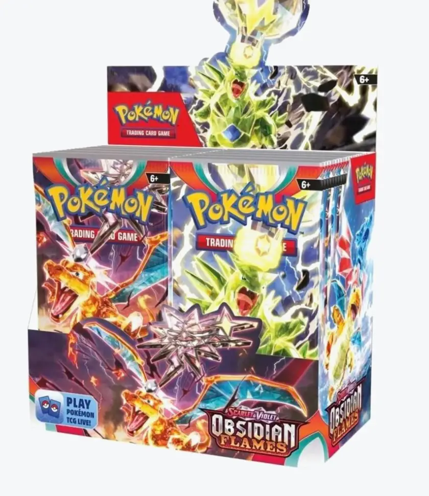 Pokemon Scarlet Violet Trading Card Game Obsidian Flames Booster Box