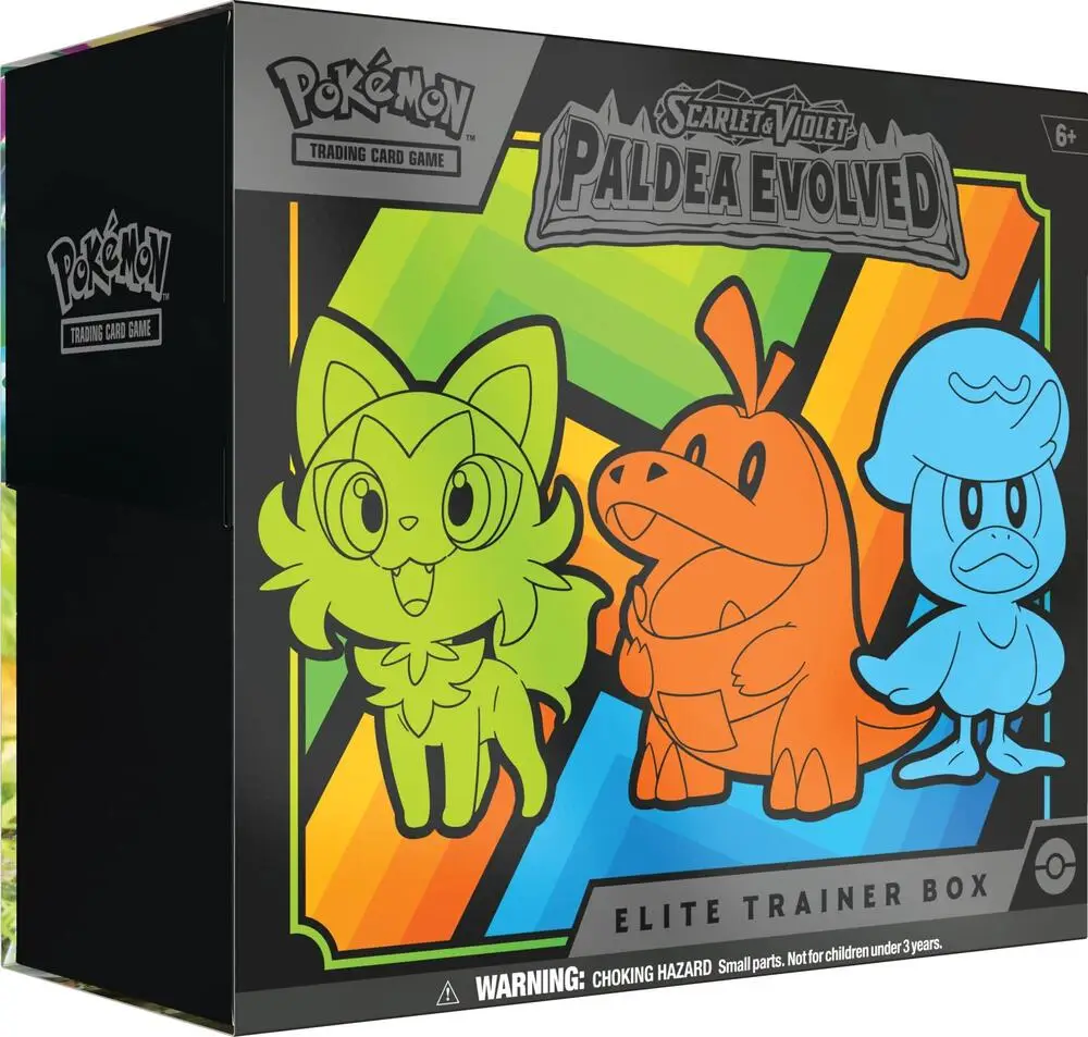 Pokemon Scarlet Violet Trading Card Game Paldea Evolved Elite Trainer Box